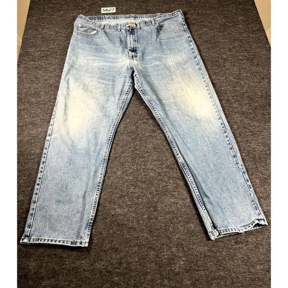 Wrangler Other - Wrangler Jeans Mens 44x30 Blue Denim Cotton Relaxed Fit Medium Wash Straight Leg